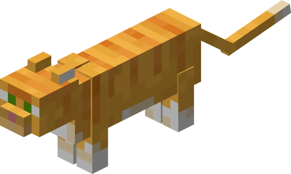 고양이 마인크래프트 마크 몹 캐릭터 Minecraft