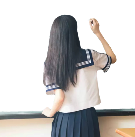 학교 칠판 여고생 만능짤 생성기