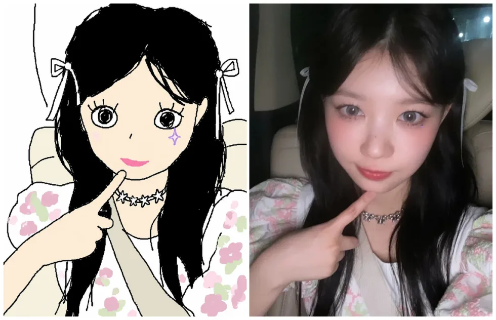 ILLIT 아일릿 모카 MOKA 사카이 모카 AI짤 하찮은프롬프트 5세대걸그룹 멤버맞히기