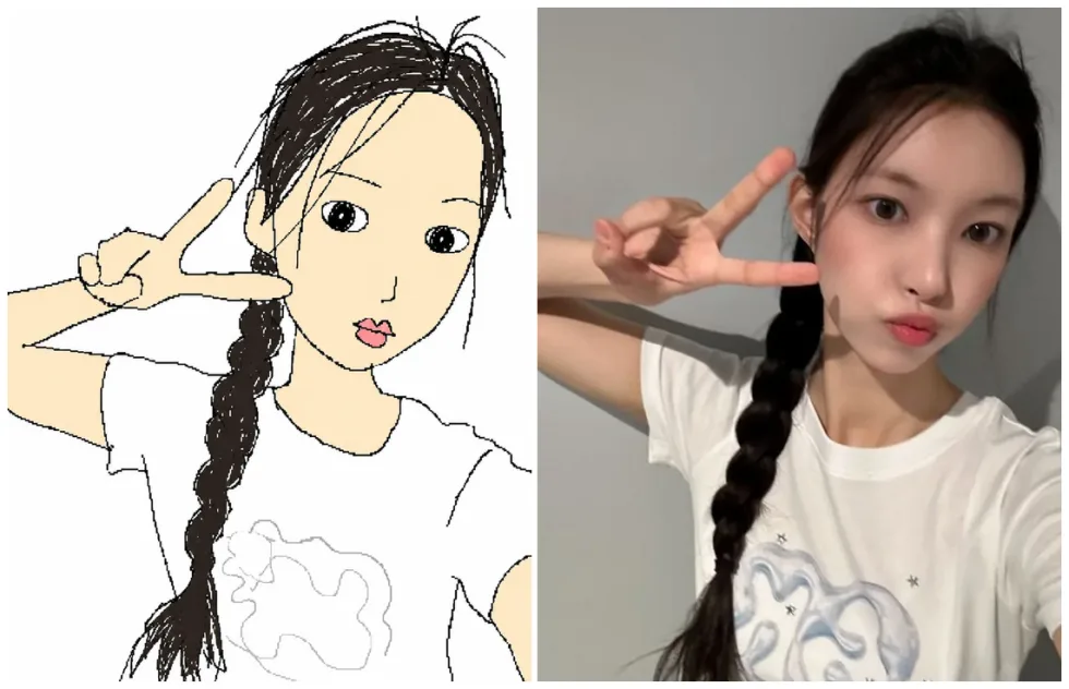 ILLIT 아일릿 윤아 YUNAH 노윤아 AI짤 하찮은프롬프트 5세대걸그룹 멤버맞히기