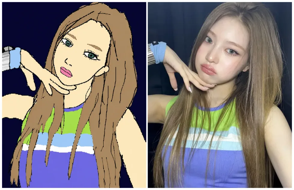 KiiiKiii 키키 하음 HAUM Haum AI짤 하찮은프롬프트 5세대걸그룹 멤버맞히기