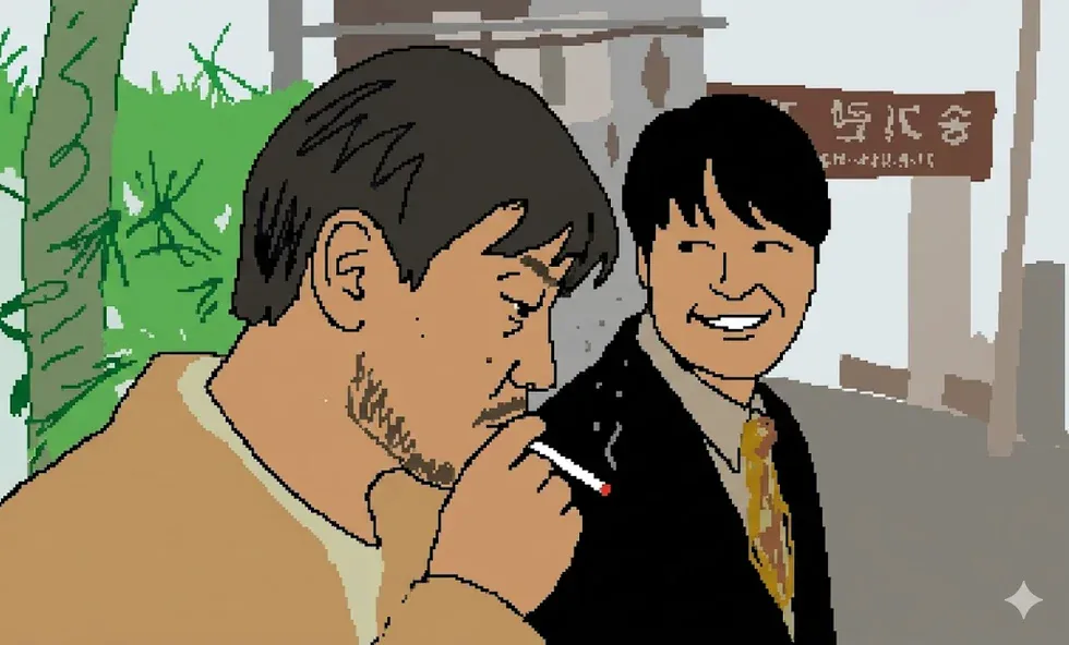 돼지가 우물에 빠진 날 하찮은AI AI짤 AI프롬프트 한국영화 영화장면 명장면