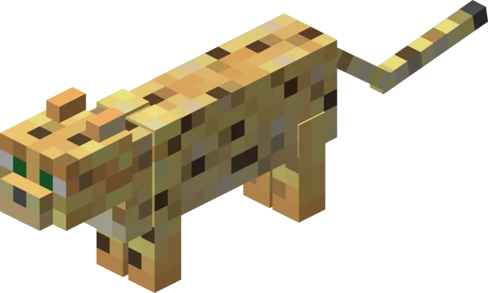 오셀롯 마인크래프트 마크 몹 캐릭터 Minecraft
