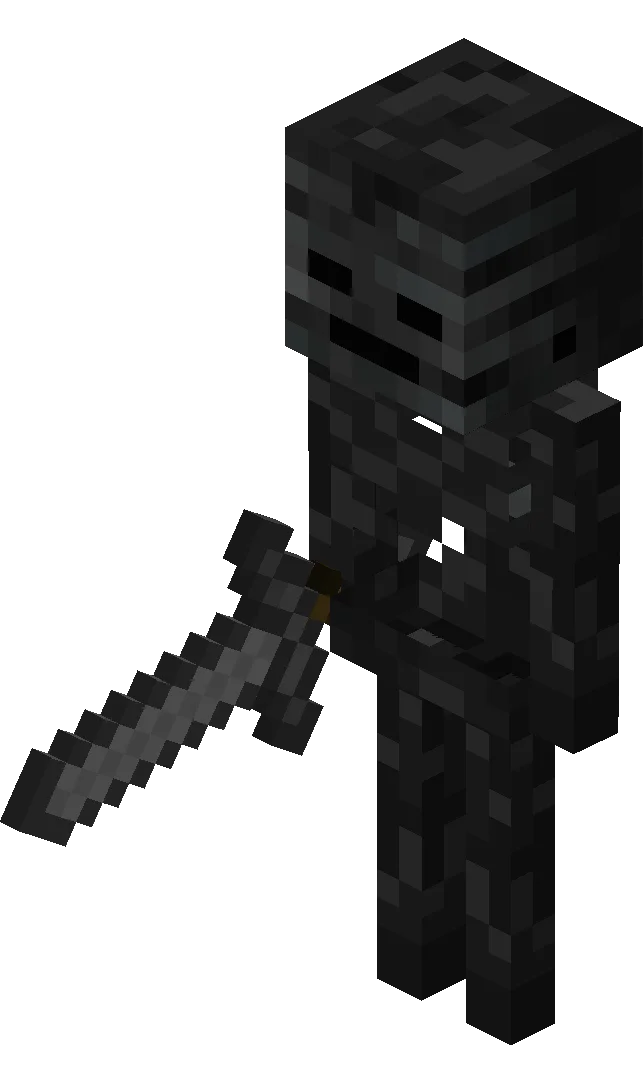 위더 스켈레톤 마인크래프트 마크 몹 캐릭터 Minecraft