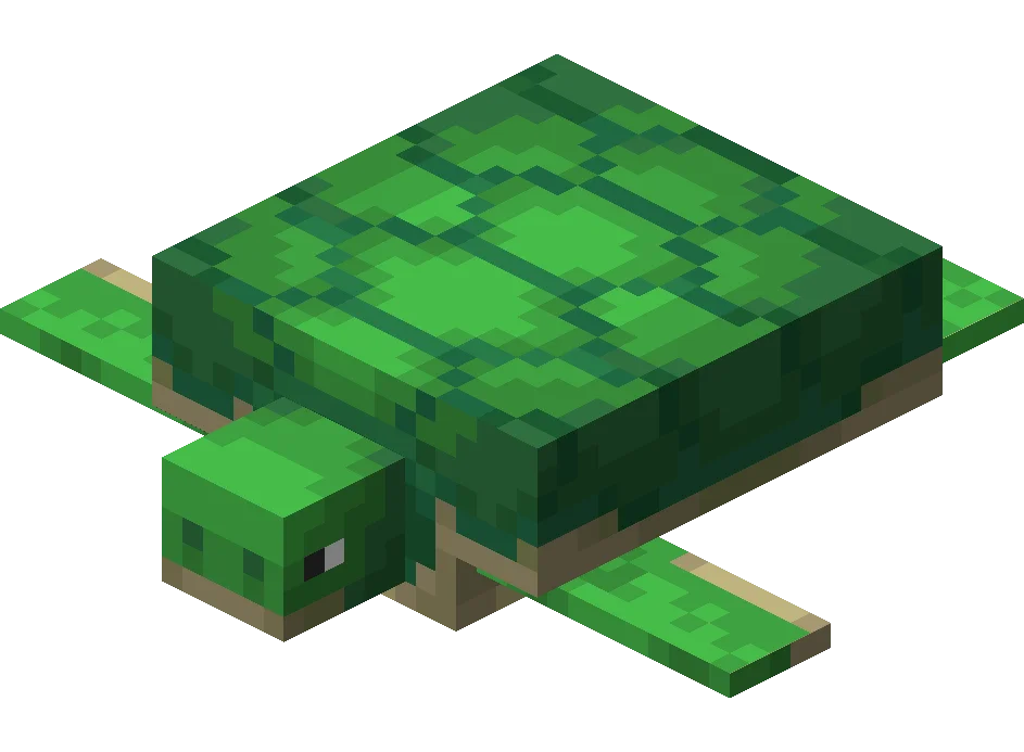 거북이 마인크래프트 마크 몹 캐릭터 Minecraft