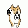 머거랏! 도지 시바견 뻐큐 손가락 약올리기 도발 킹받네 엿먹어 움짤