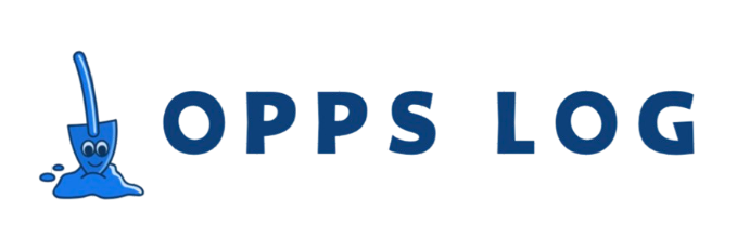 오프프스 오프스 로그 OPPS LOG 웁스 삽질 실수 캐릭터 귀여운 파란색